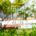 Carillon de vent mobile à cristal en verre pour cadeau de décoration